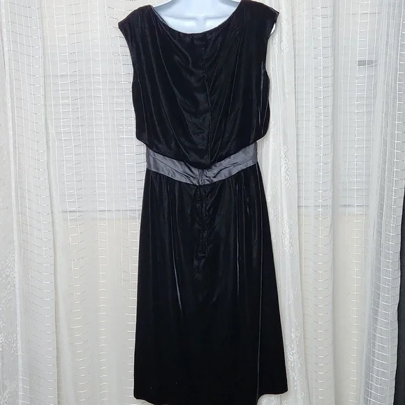 princess polly baby blue dress Vintage 60´s Saks Fifth Avenue Elegant Custom Made Couture Black Velvet Dress  Dresses